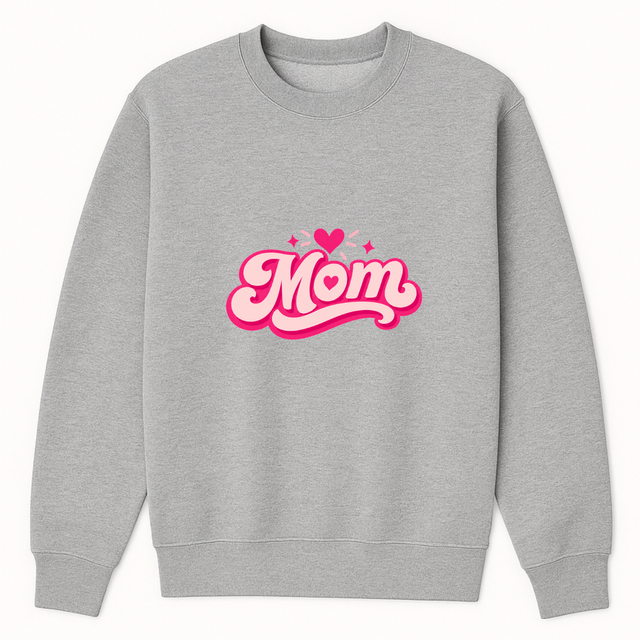 Mom Heart Crewneck Sweatshirt