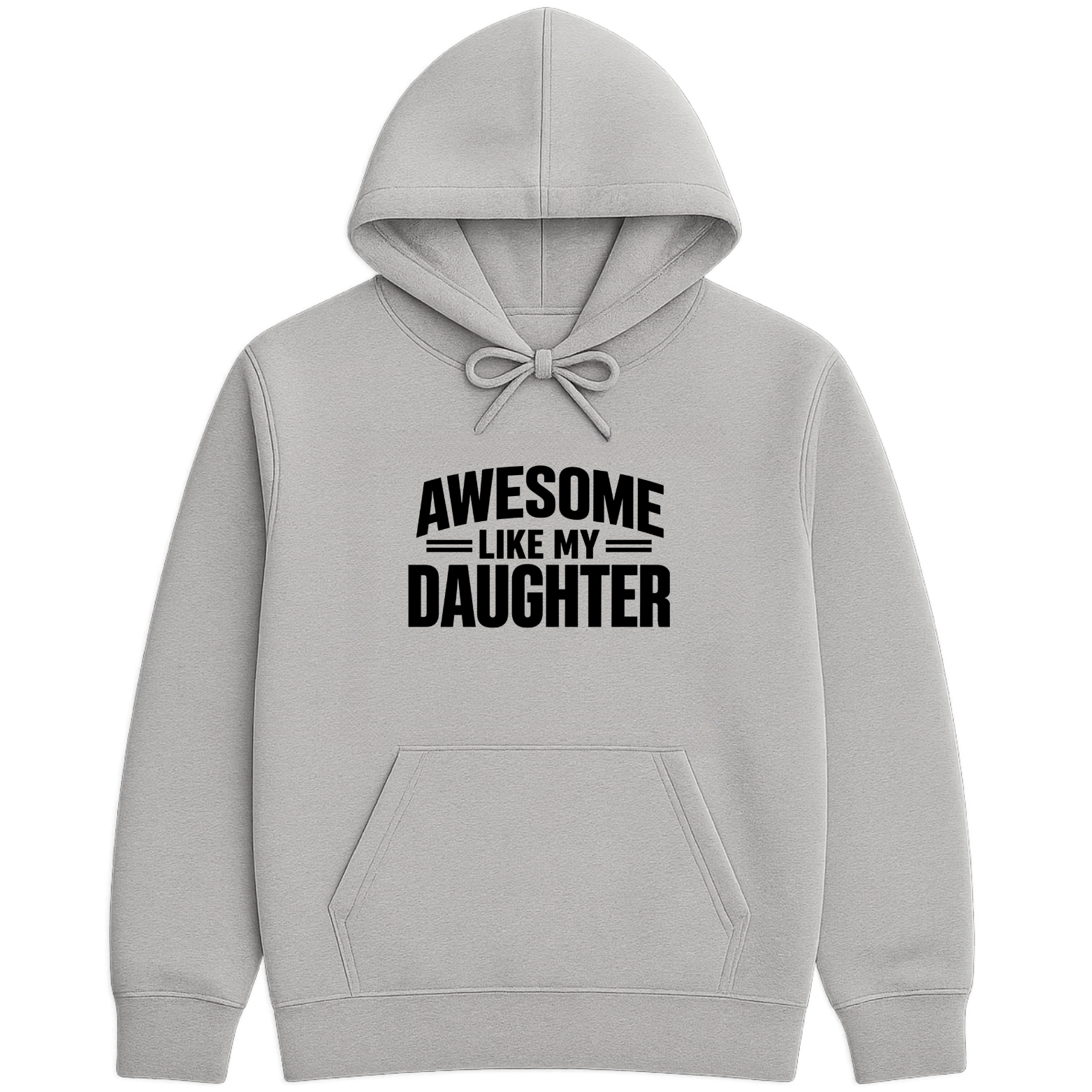 Awesome Like My Daughter Hoodie - Sports Grey mockup