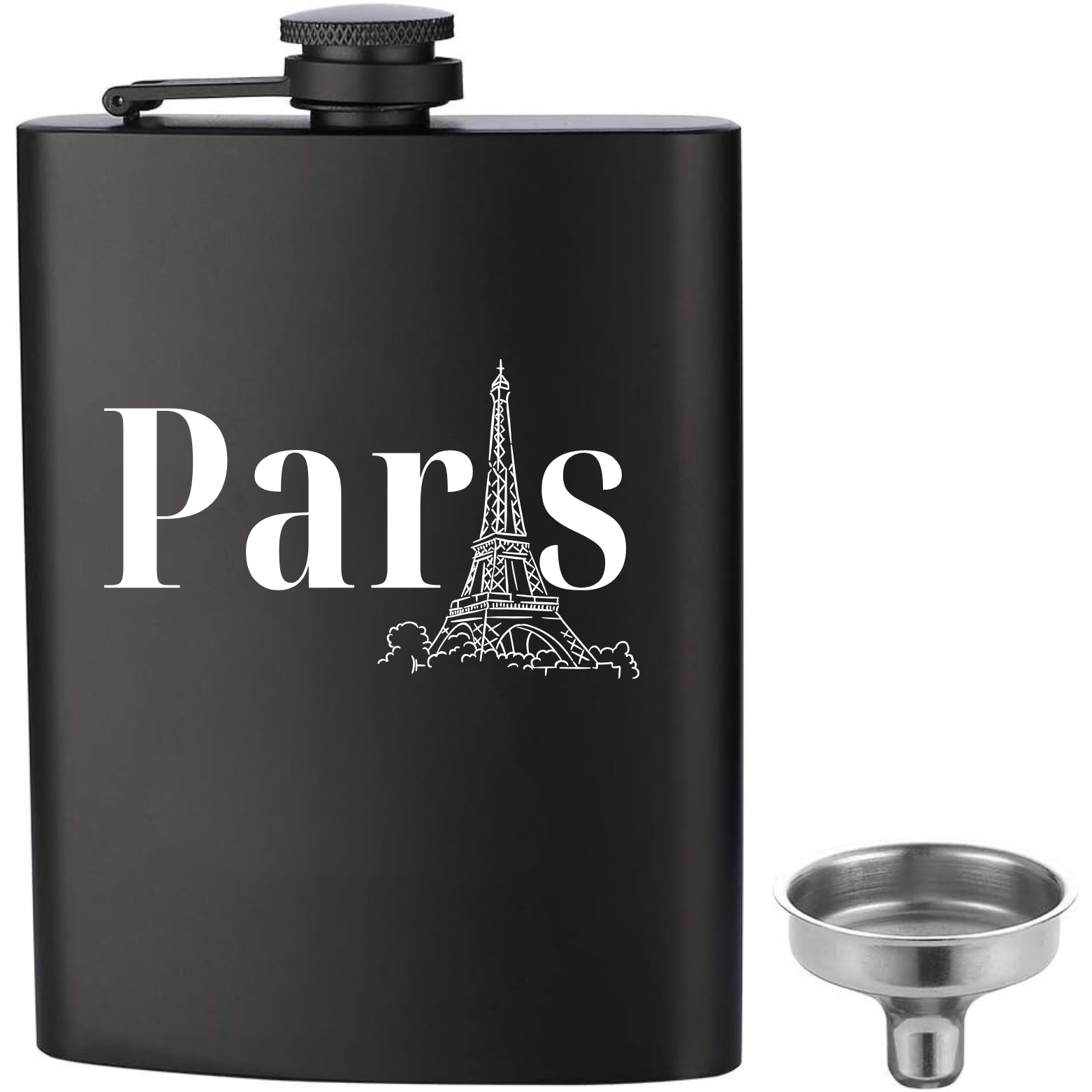 Paris Flask - Black