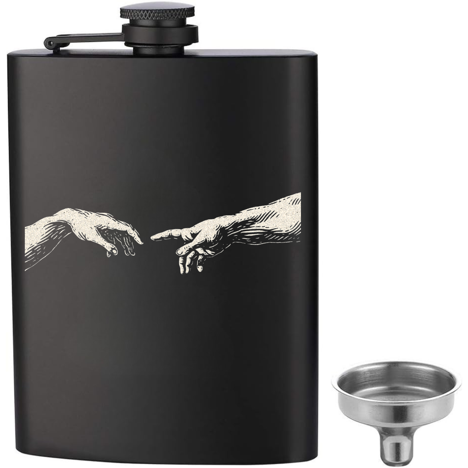 Sistine Chapel Flask - Black
