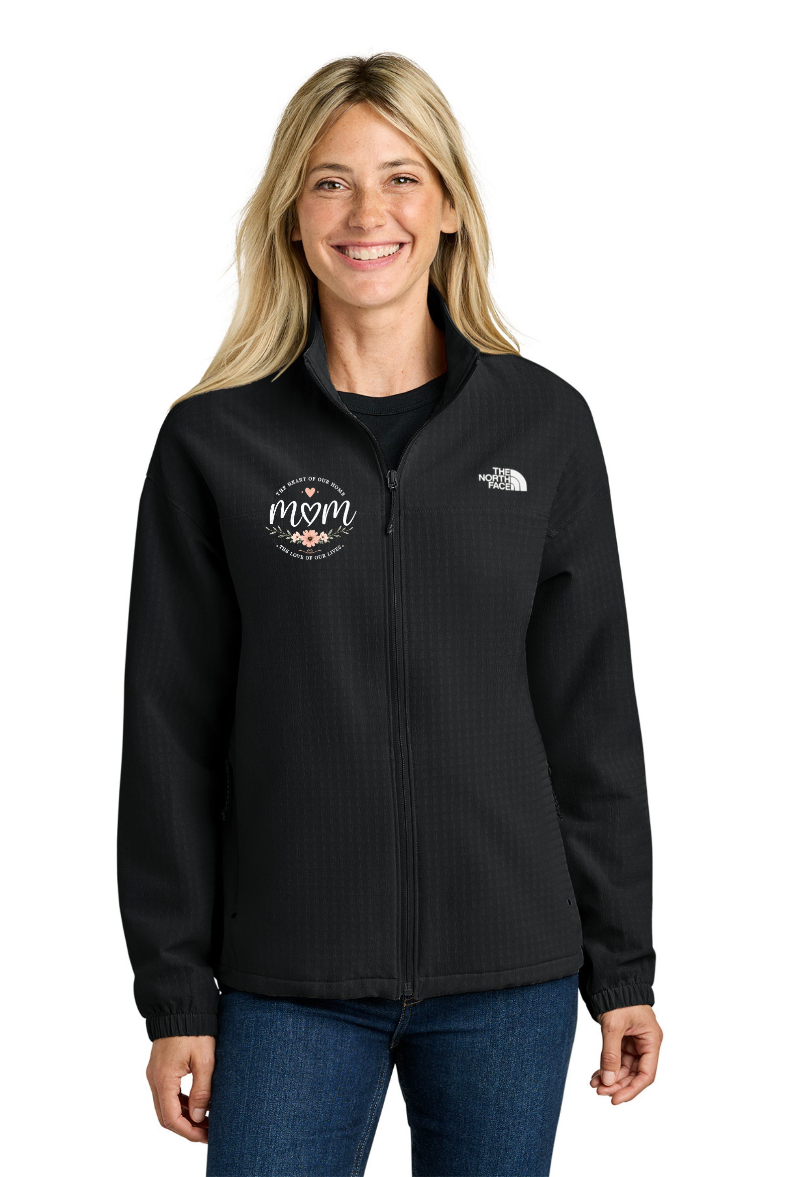 The North Face® Women’s Mountain Horizon Jacket (The heart of our home) hero product mockup
