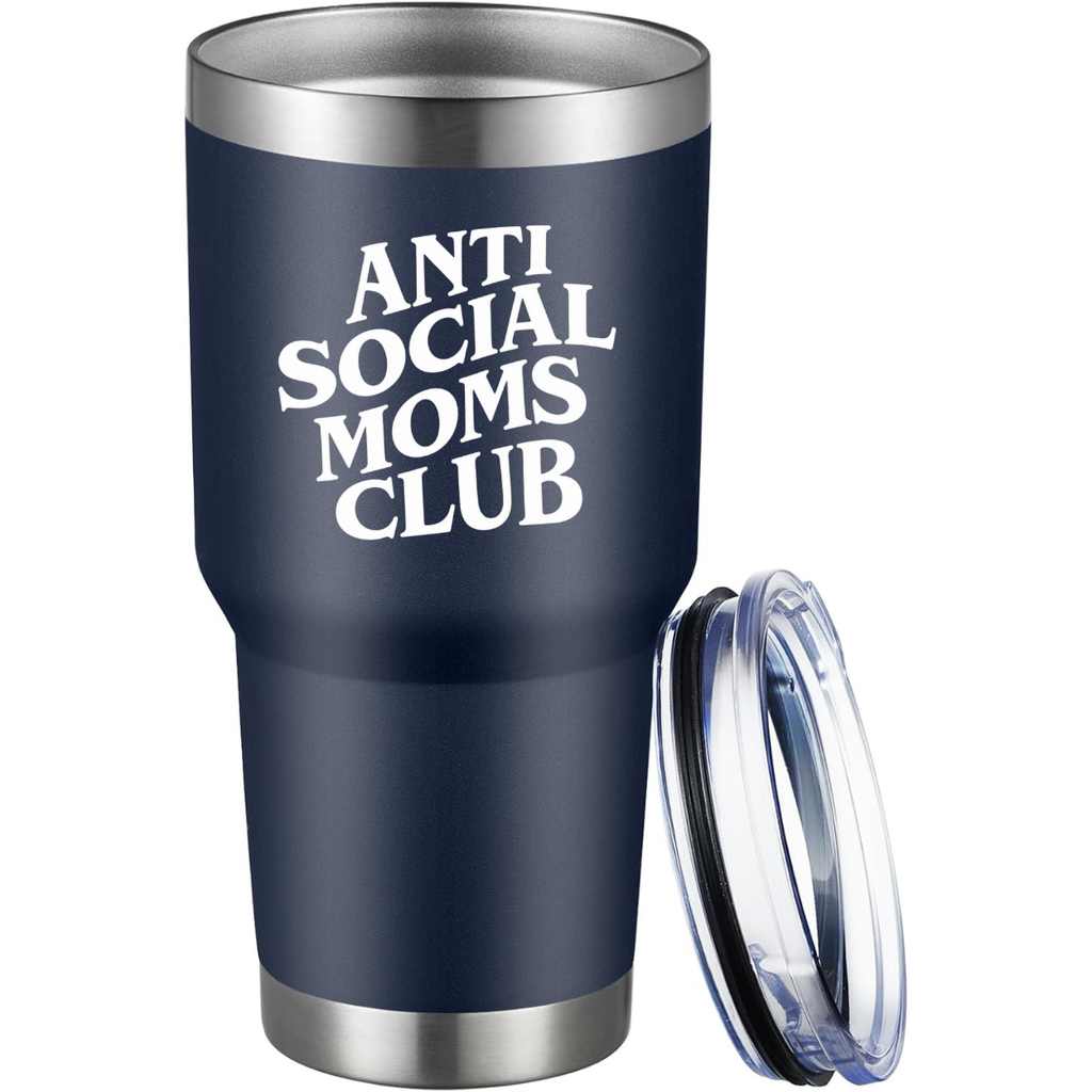 Anti Social Moms Club 30oz Tumbler hero product mockup