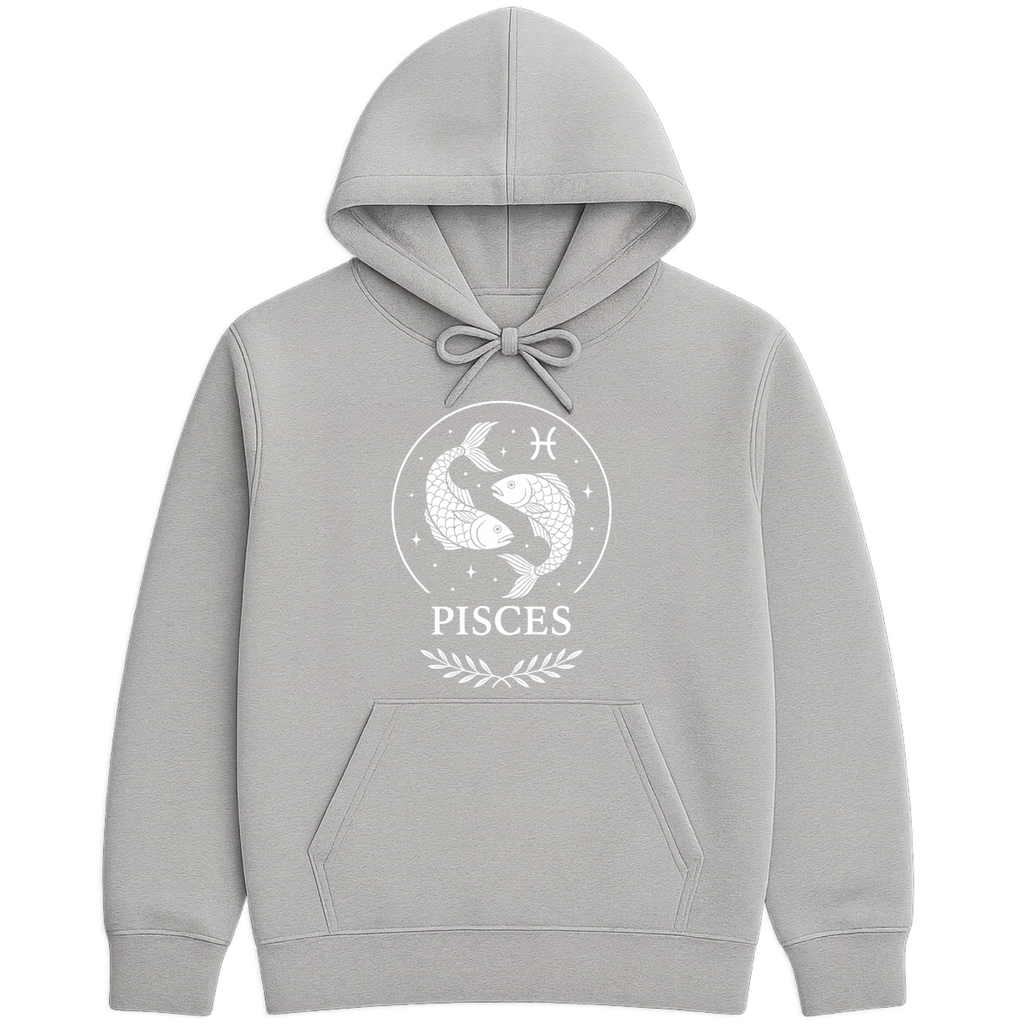 Pisces Hoodie - Sports Grey