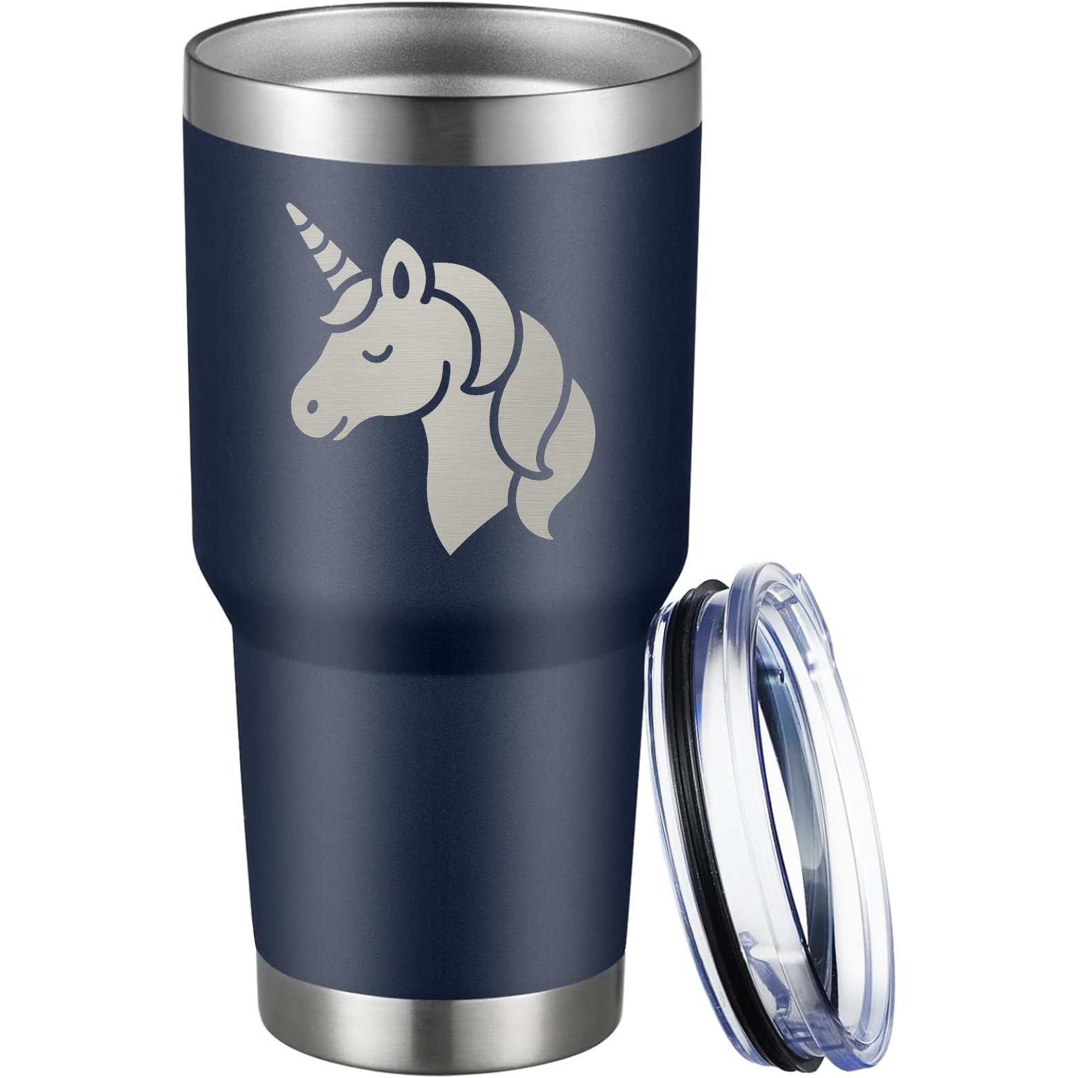 Unicorn 30oz Tumbler - Navy