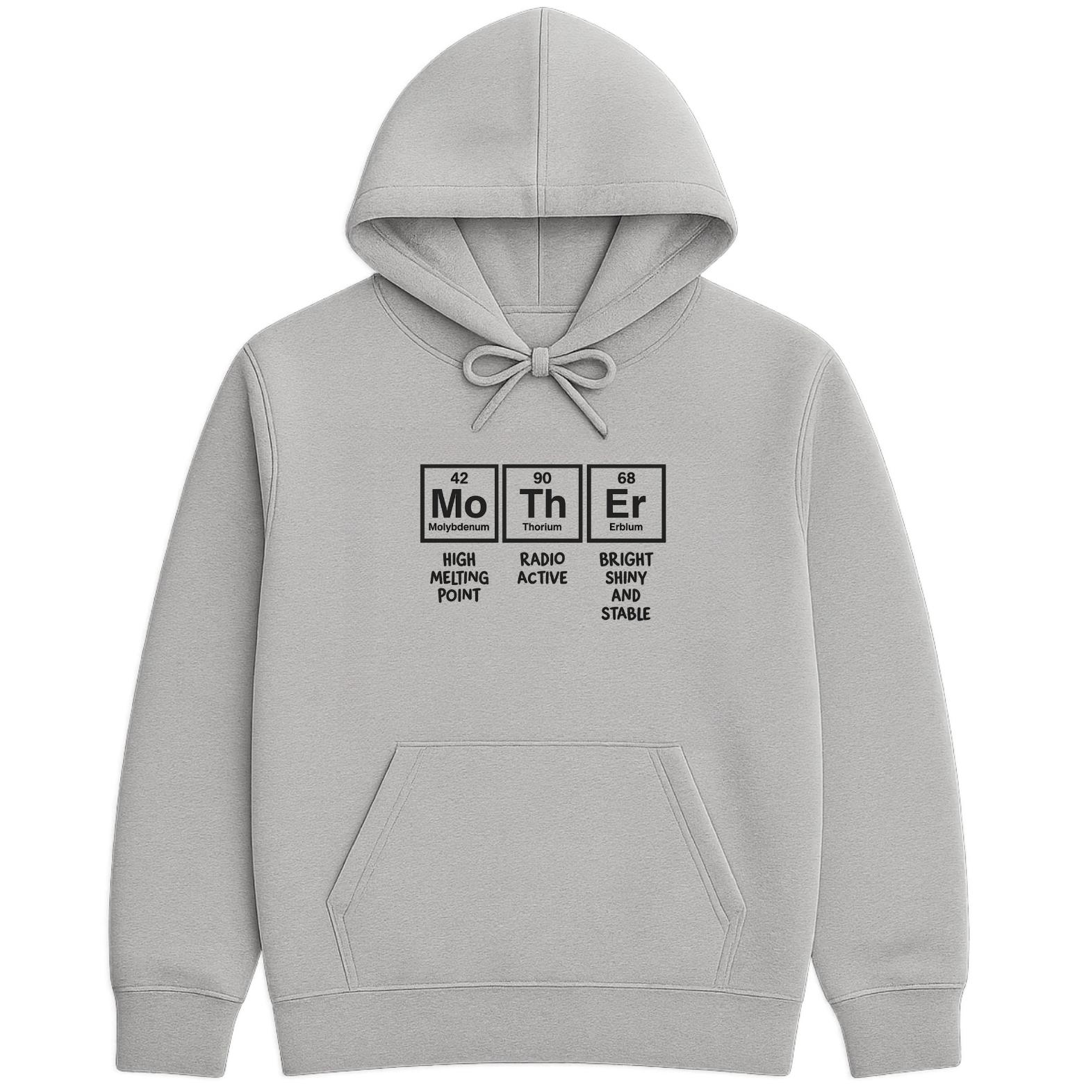 Mom Chemistry Hoodie - Sports Grey mockup