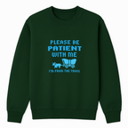 Please Be Patient I'm From The 1900s Crewneck Sweatshirt - Sports Grey mockup