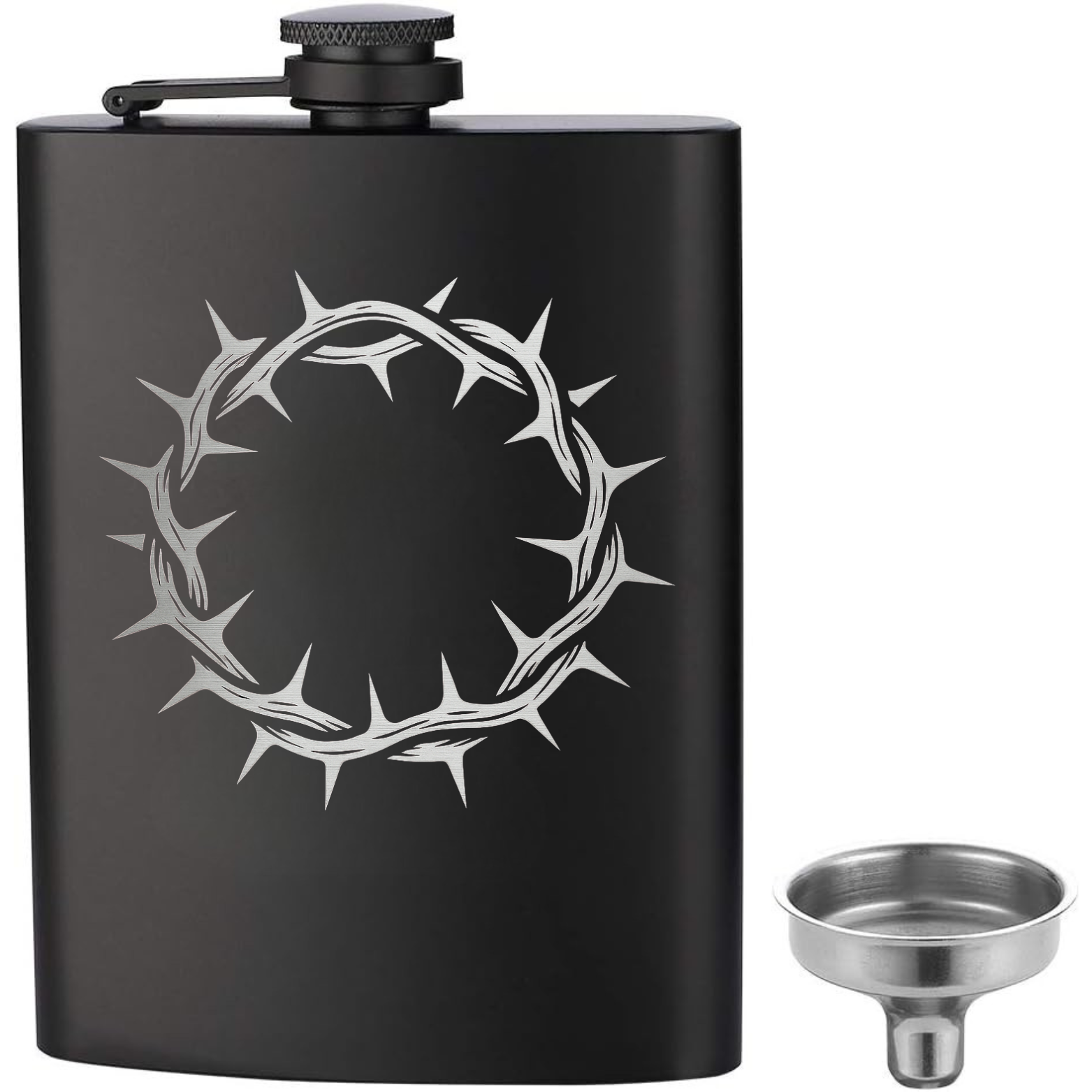 Thorns Flask - Black