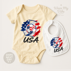 USA Football Baby Onesie hero mockup