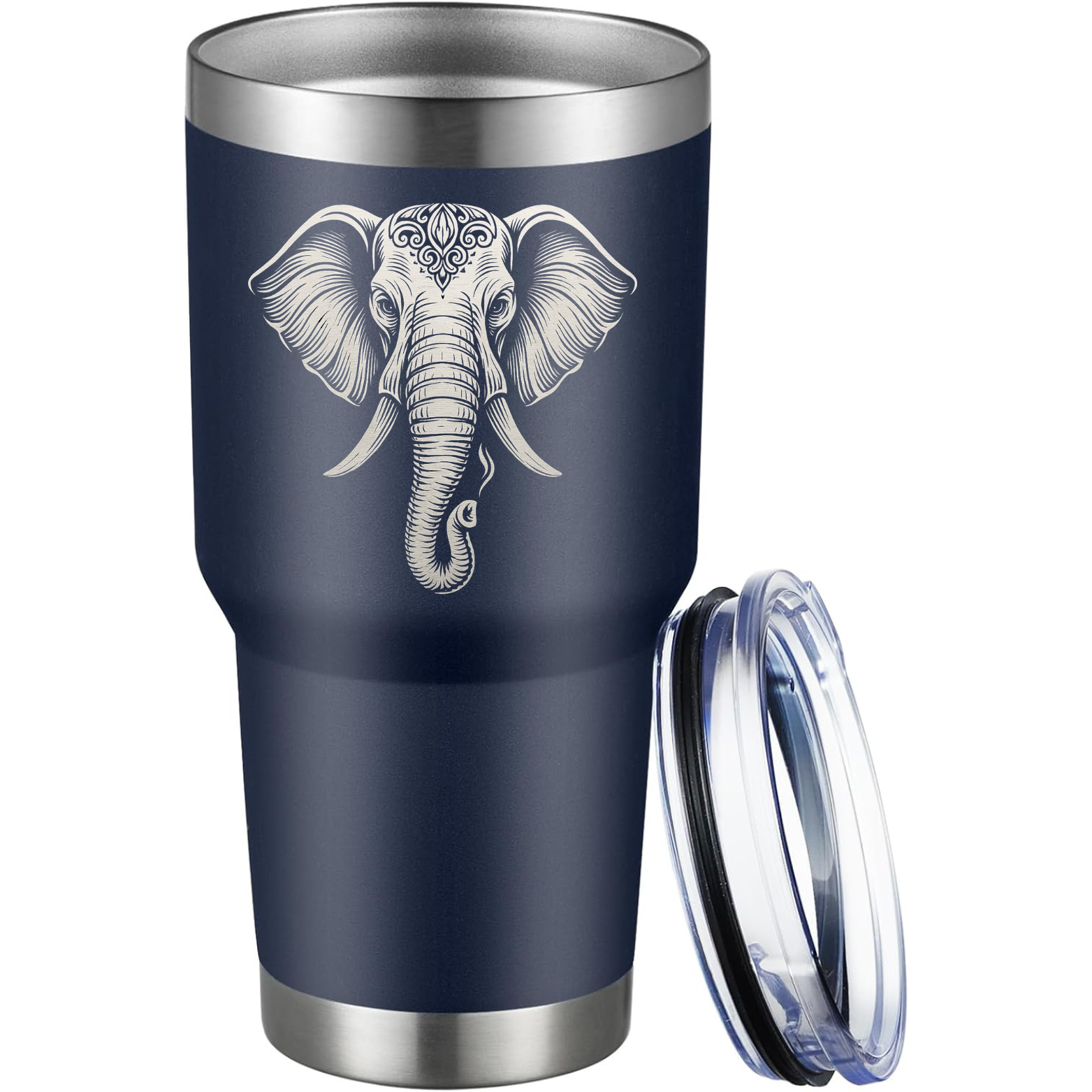 Elephant 30oz Tumbler - Navy