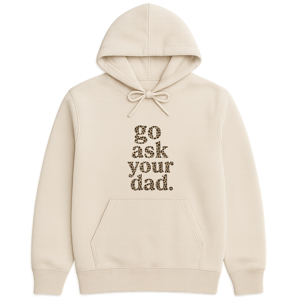 Go Ask Your Dad Hoodie - Sports Grey mockup
