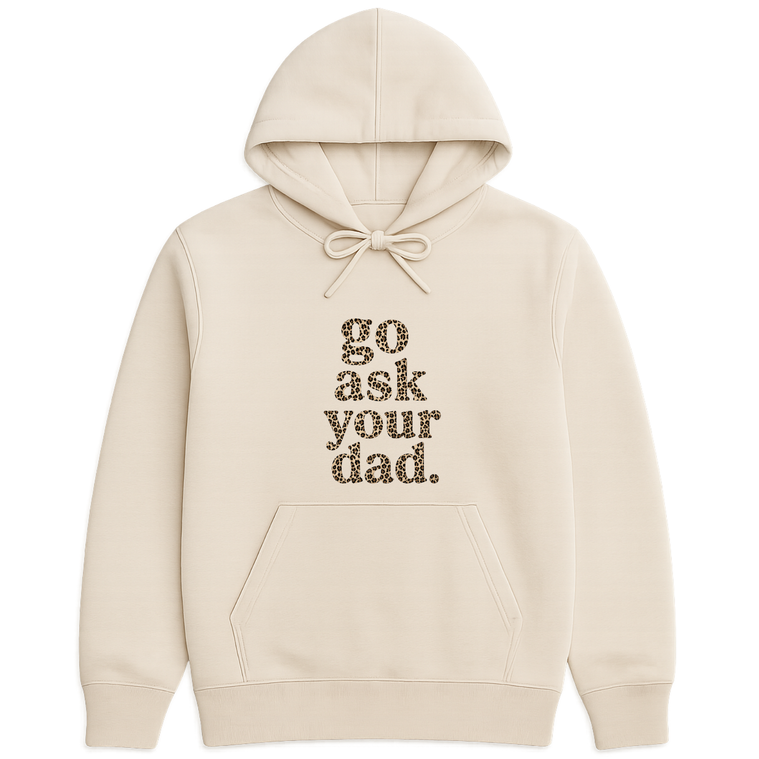 Go Ask Your Dad Hoodie - Sports Grey mockup