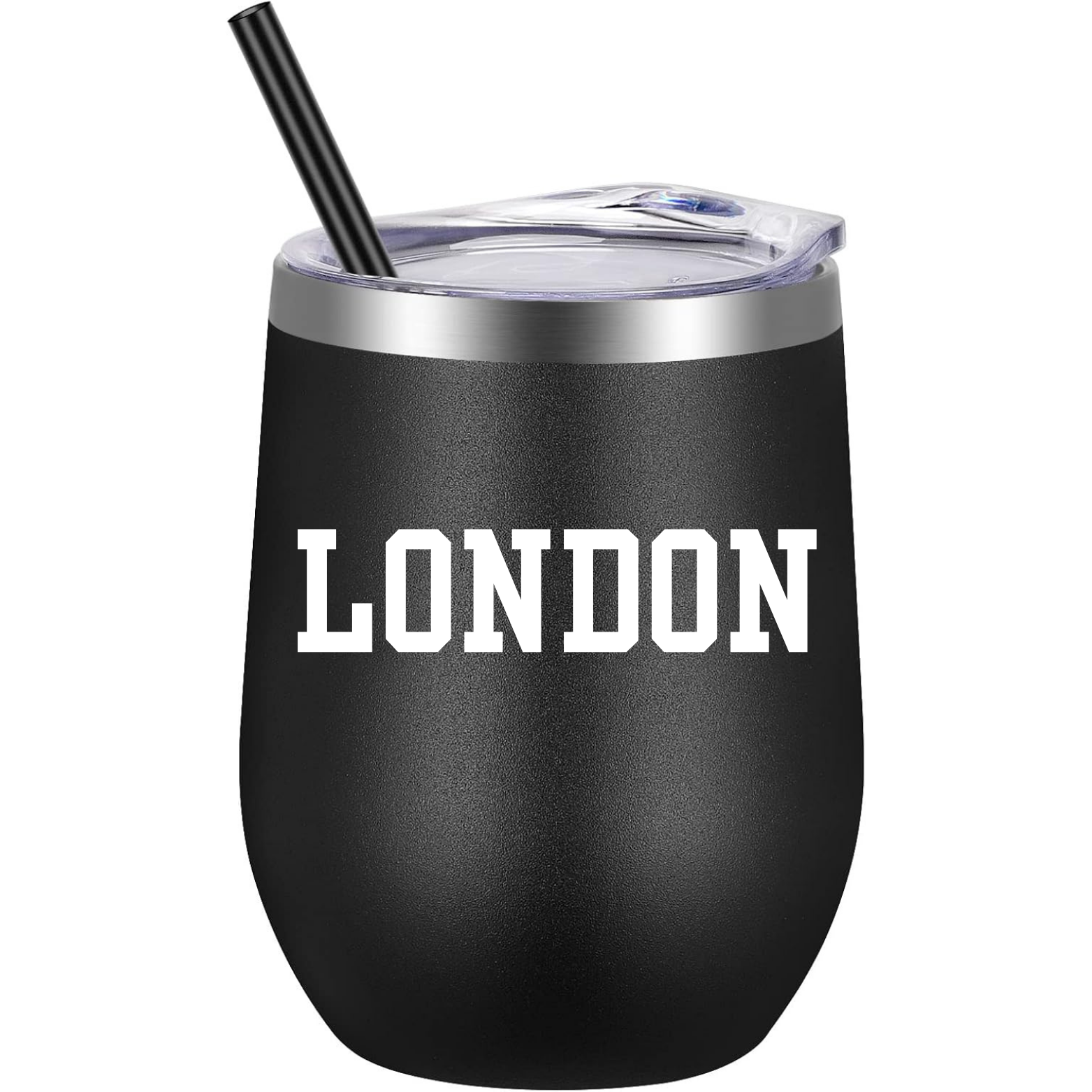 London Wine Tumbler - Black