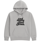 Cool Moms Love Jesus Hoodie - Sports Grey mockup