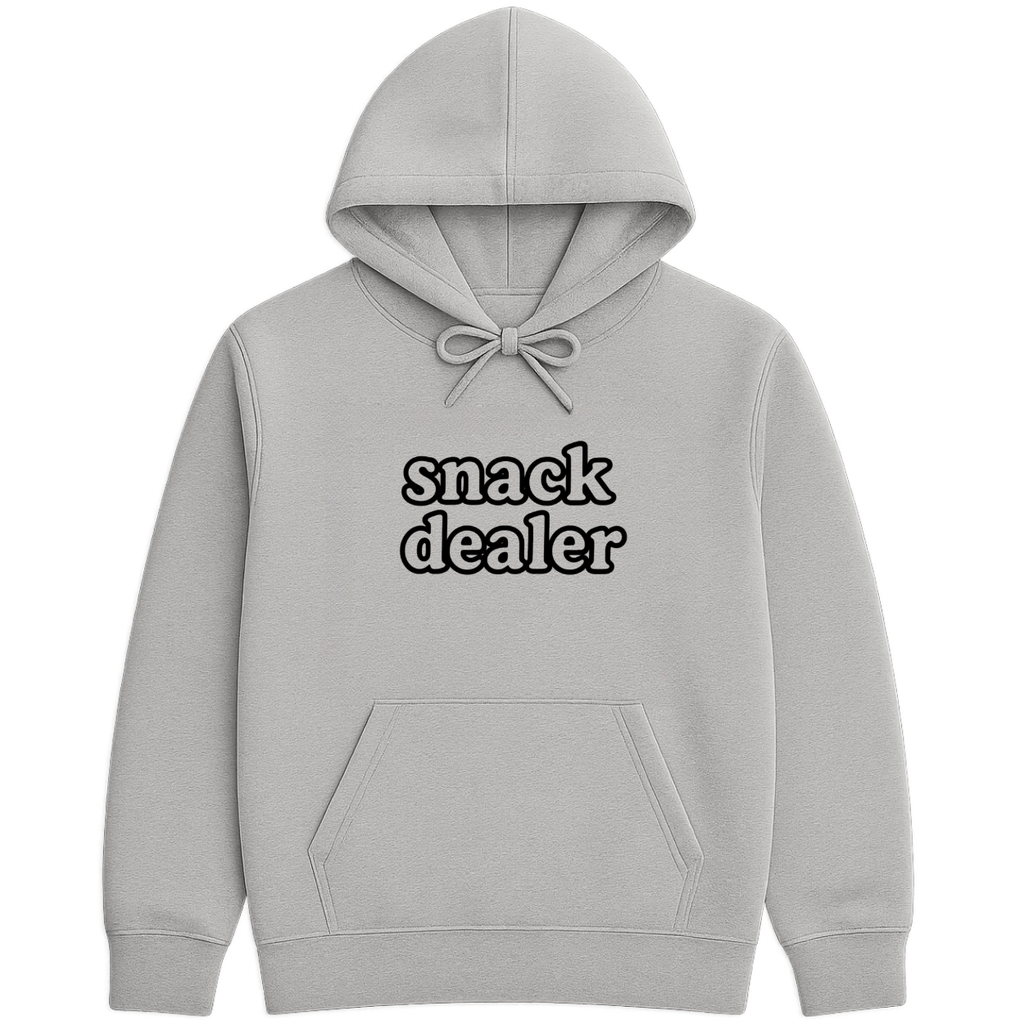 Mom Snack Dealer Pullover Hoodie hero product mockup