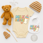 Milk Drunk Baby Onesie hero mockup