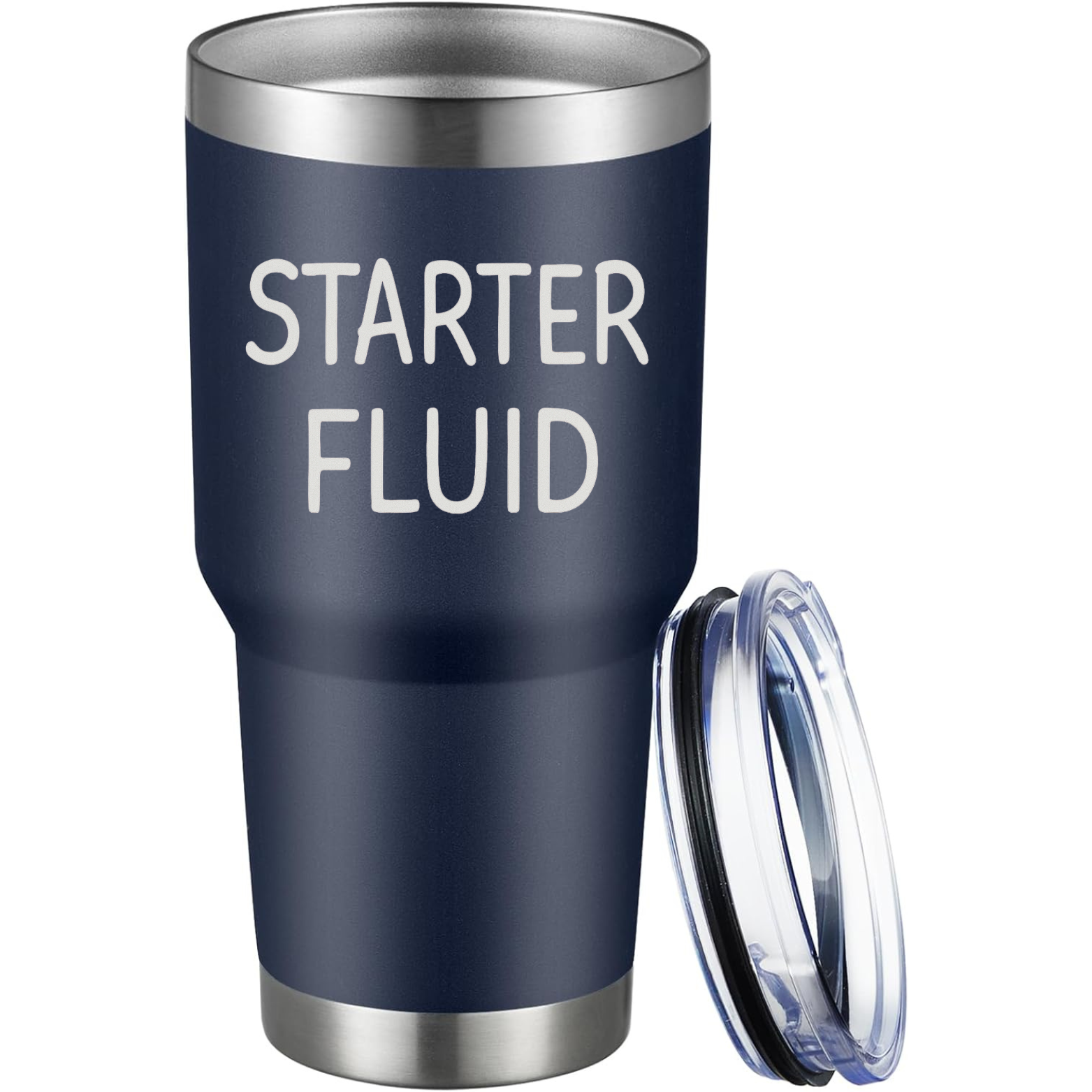 Starter Fluid 30oz Tumbler - Navy