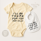 I'll Be There For You Baby Onesie hero mockup