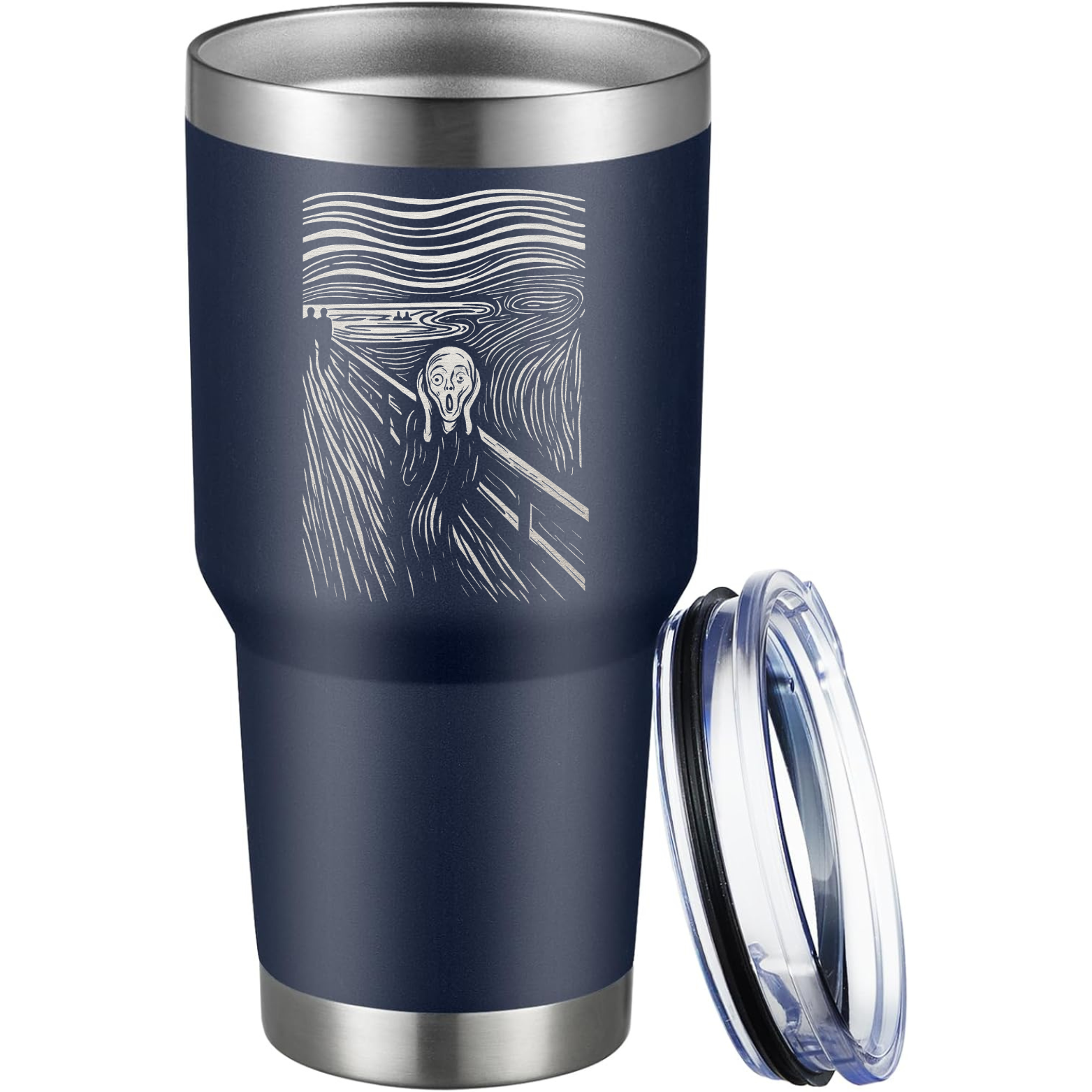 The Scream 30oz Tumbler - Navy