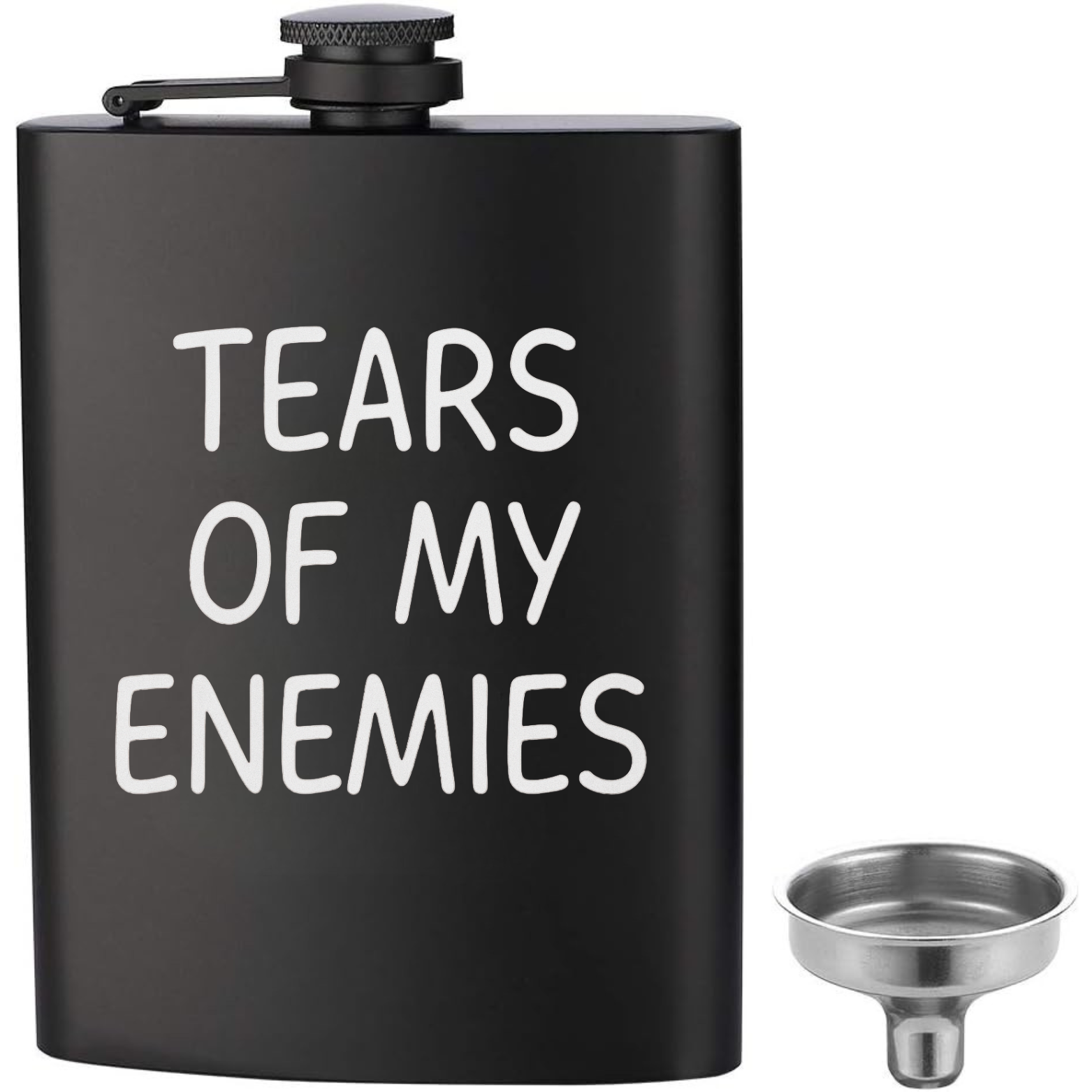 Tears of My Enemies Flask - Black