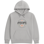 Mom The Heart Of Our Home Hoodie - Sports Grey mockup