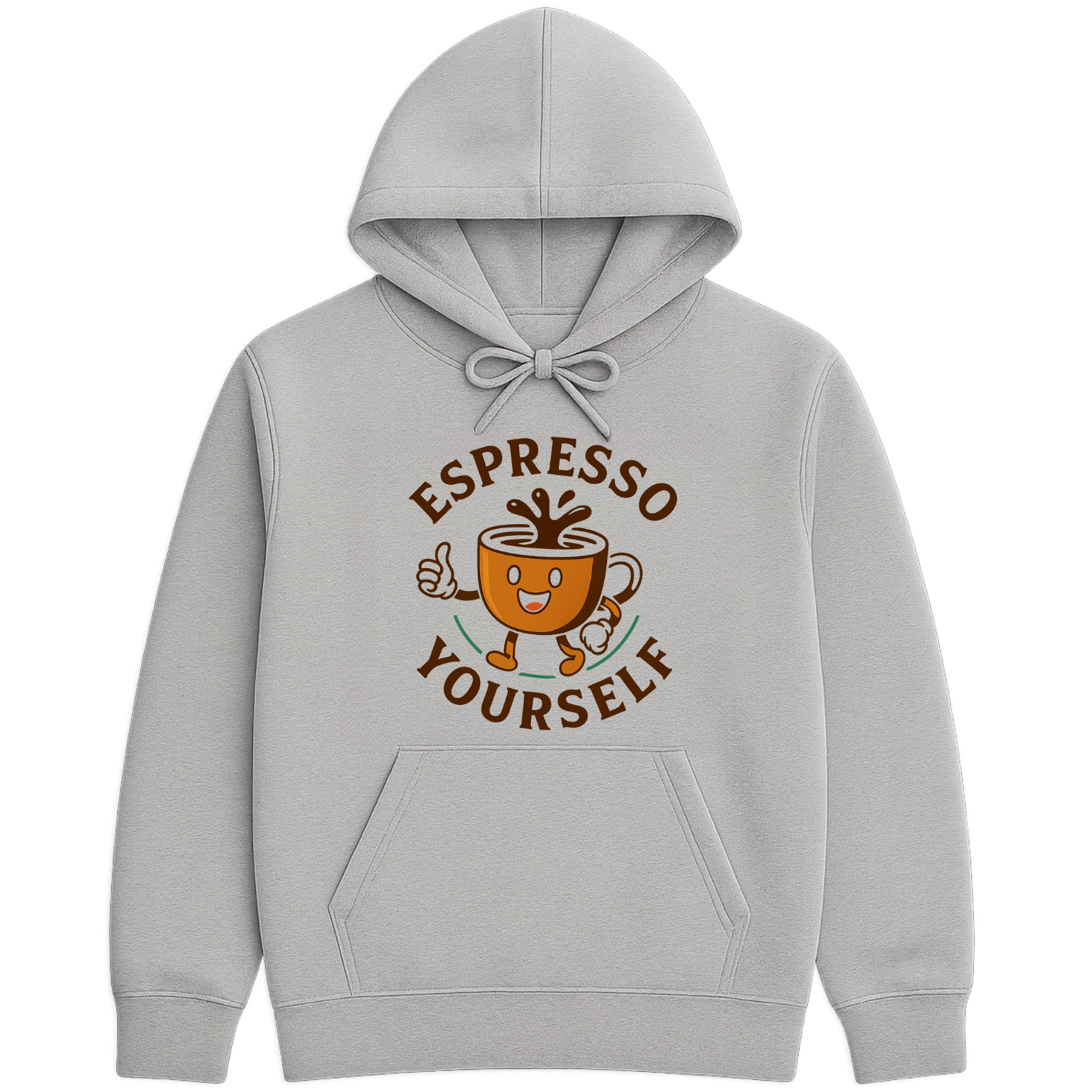 Espresso Yourself Hoodie - Sports Grey