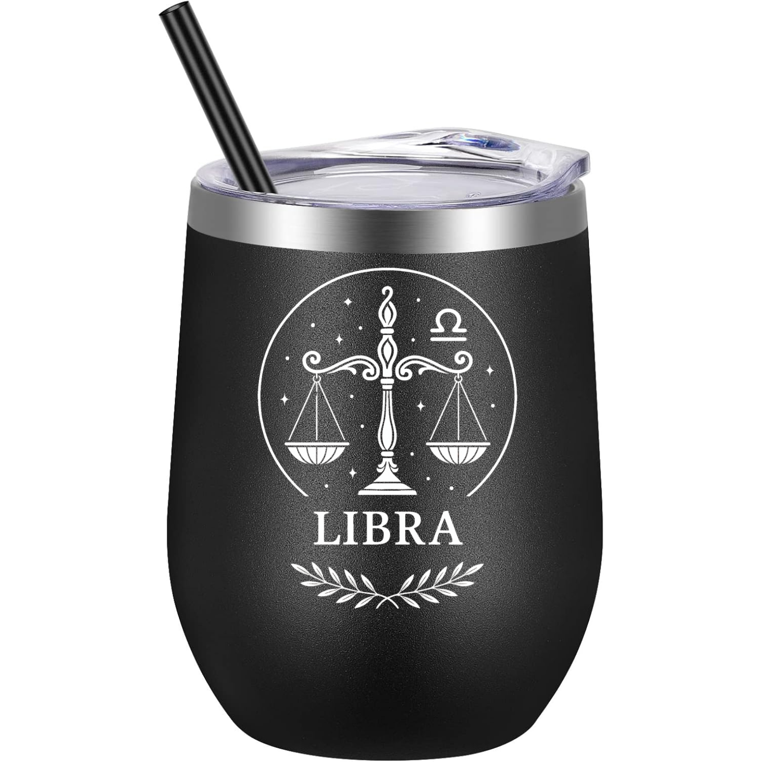 Libra Wine Tumbler - Black
