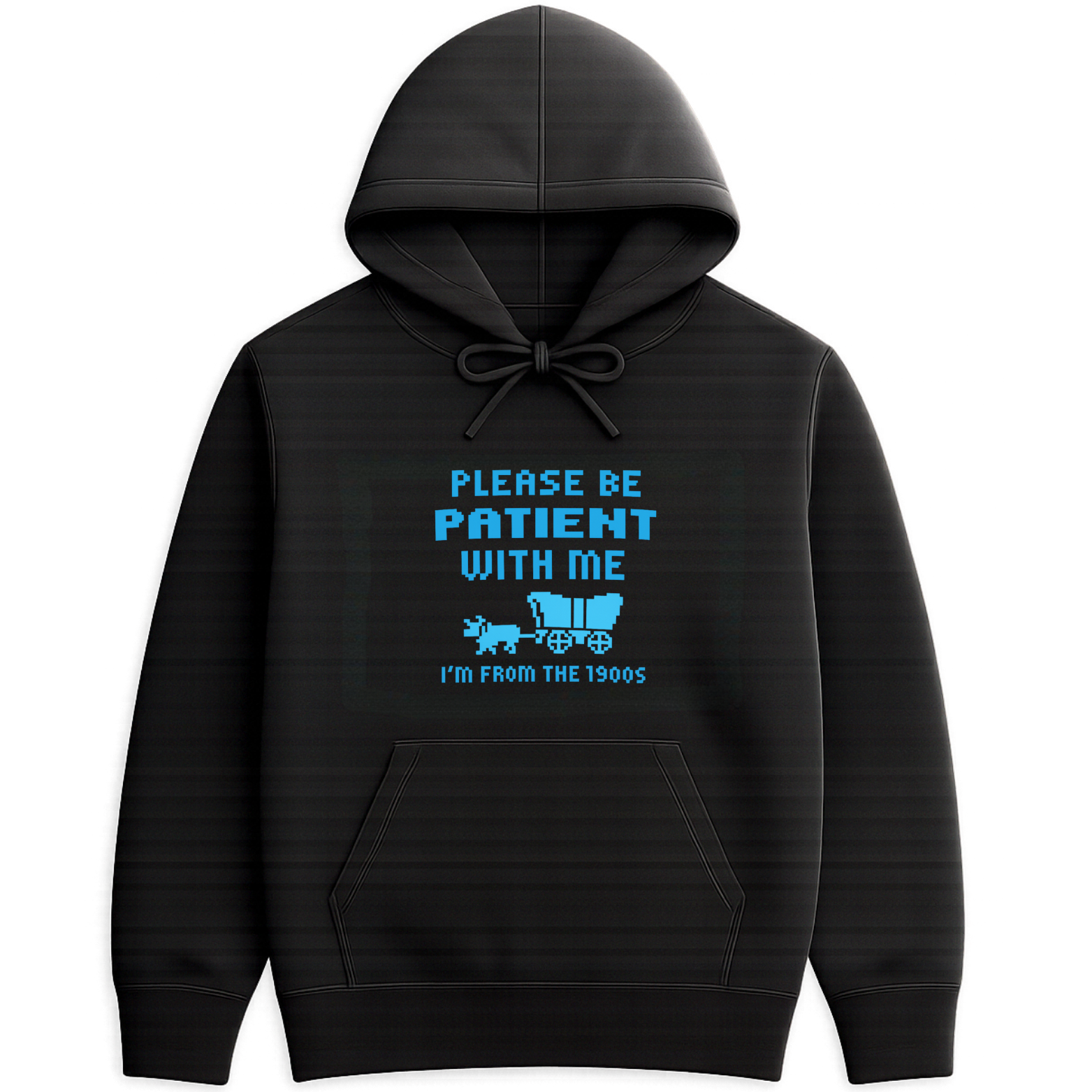 Please Be Patient I'm From The 1900s Hoodie - Sports Grey mockup