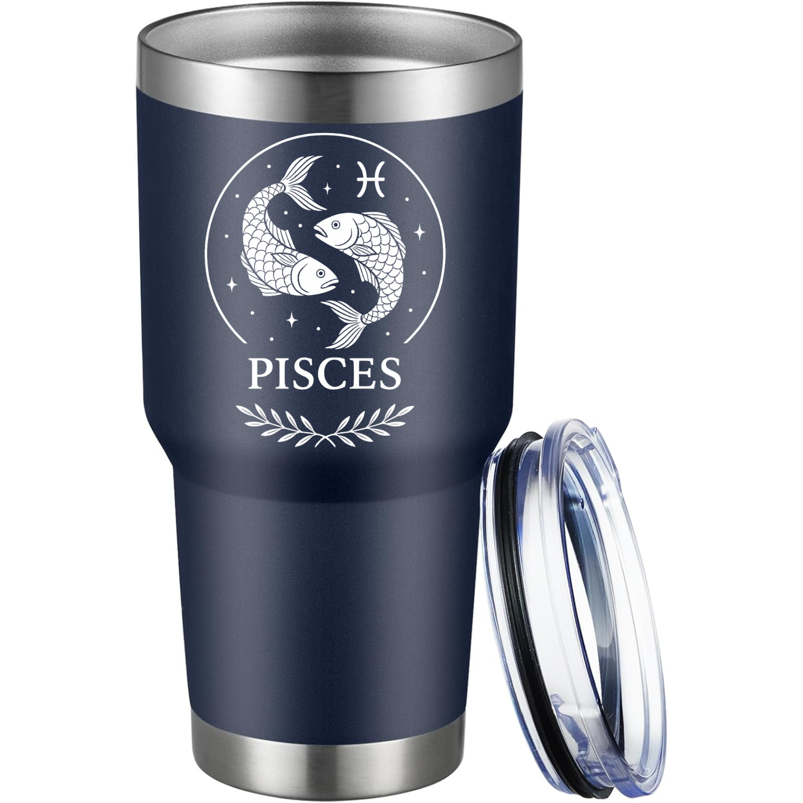 Pisces 30oz Tumbler - Navy