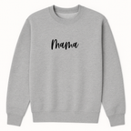 MAMA Crewneck Sweatshirt - Sports Grey mockup
