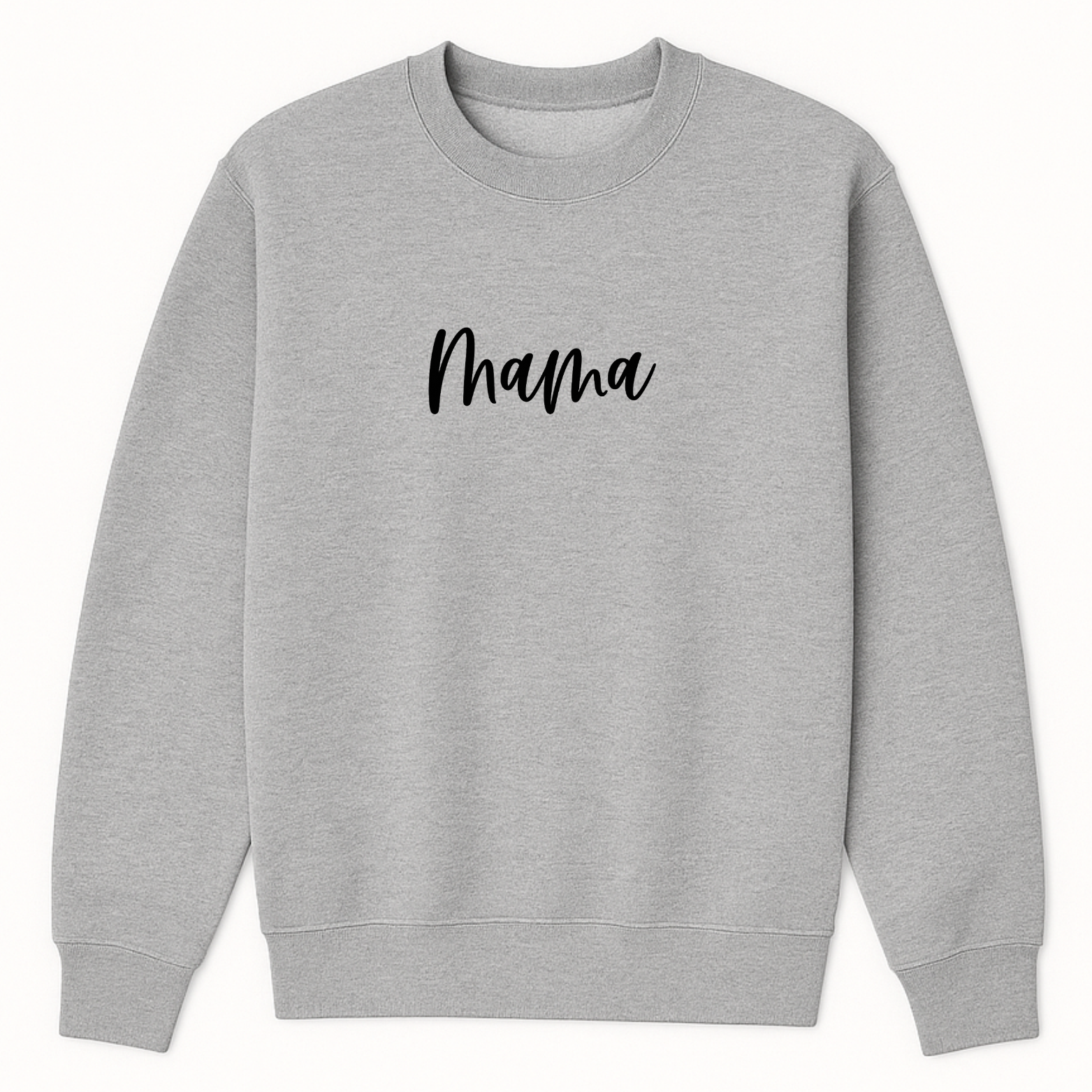 MAMA Crewneck Sweatshirt - Sports Grey mockup