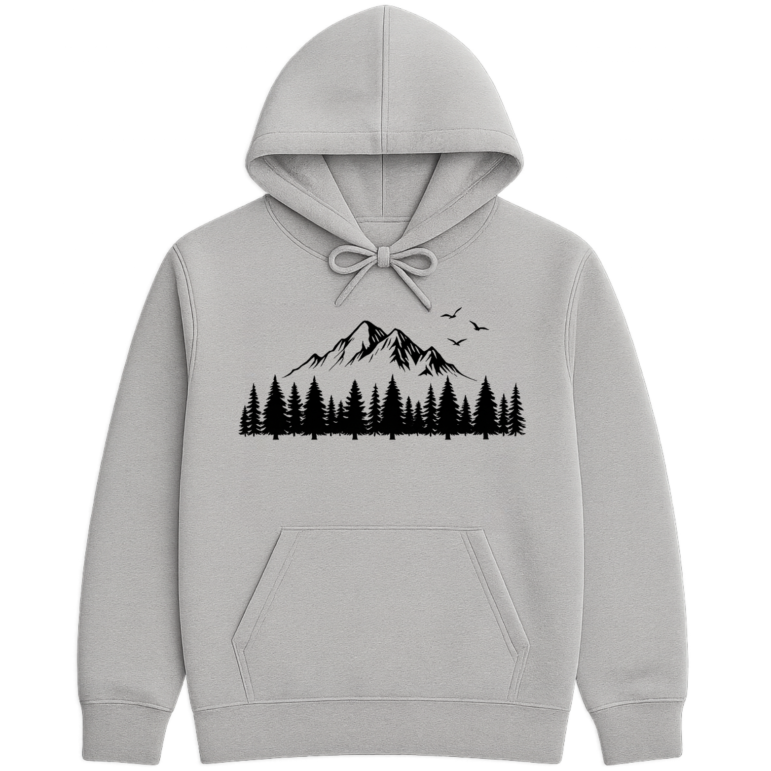 Mountain Forest Hoodie - Sports Grey