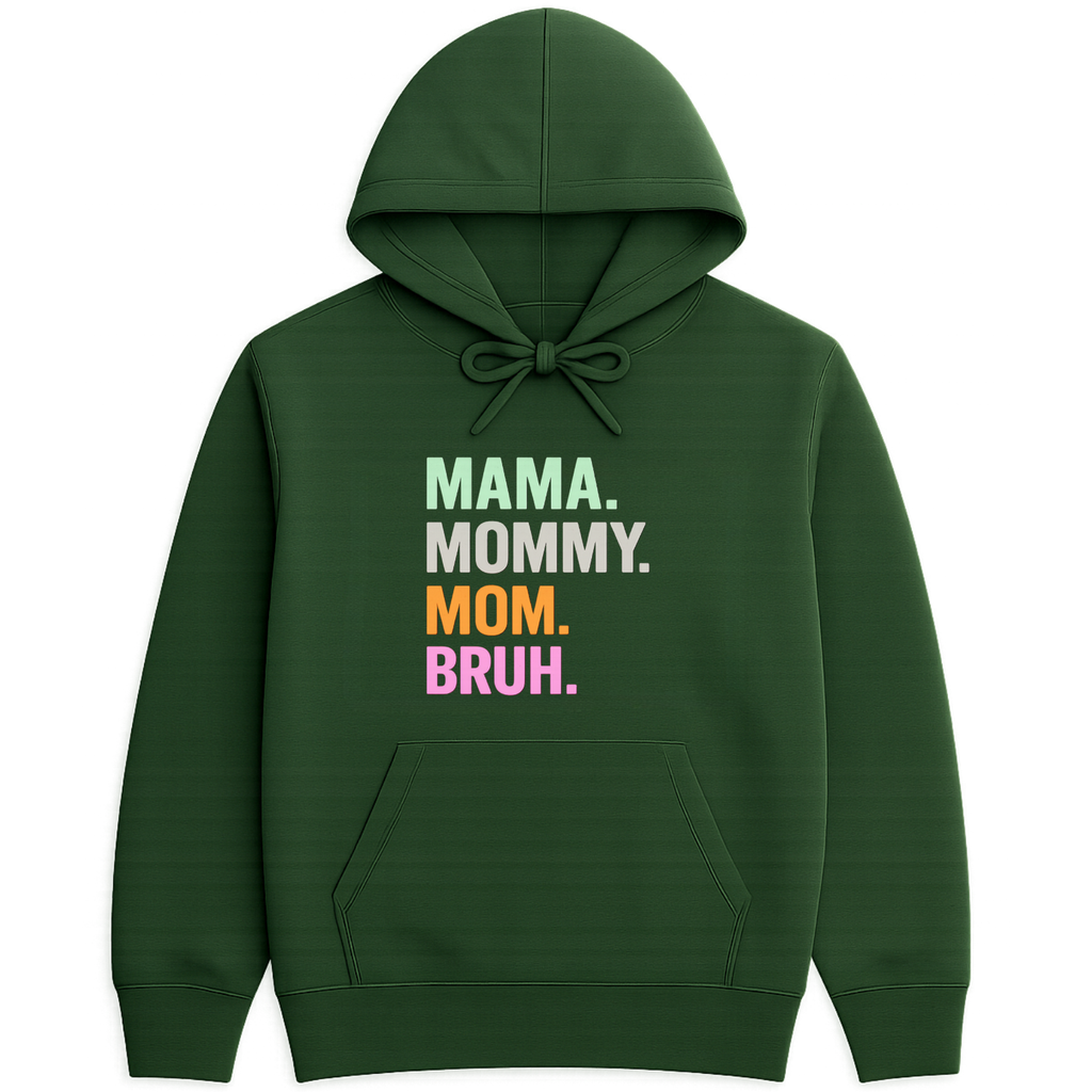 Mom Bruh Hoodie - Sports Grey mockup