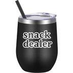 Snack Dealer Wine Tumbler - Black