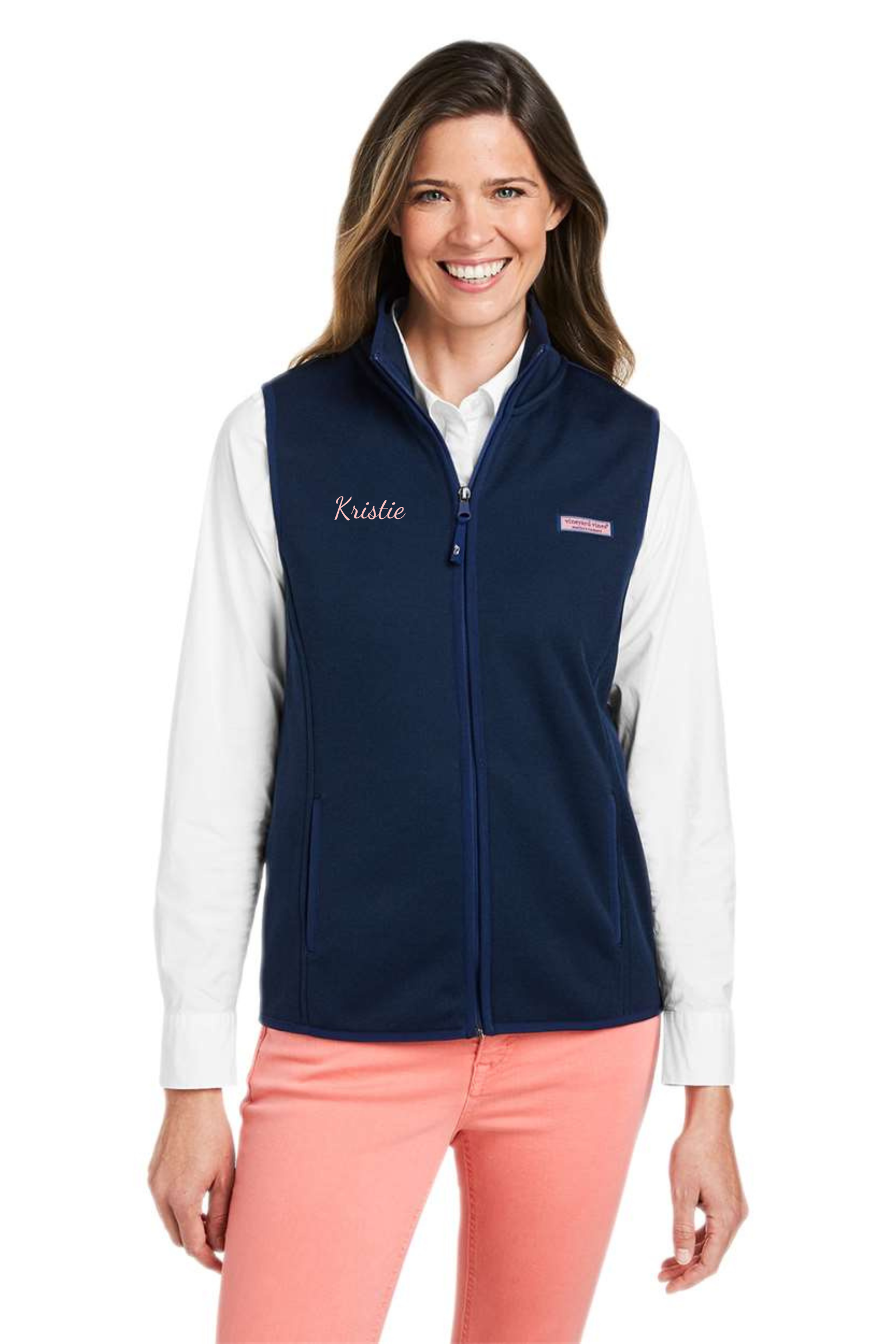 Vineyard Vines Women's Mountain Sweater Fleece Vest color variation 1