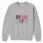 Mom Life Crewneck Sweatshirt - Sports Grey mockup