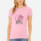 Magical Women's Ultra-Premium Triblend T-Shirt - Pink front mockup