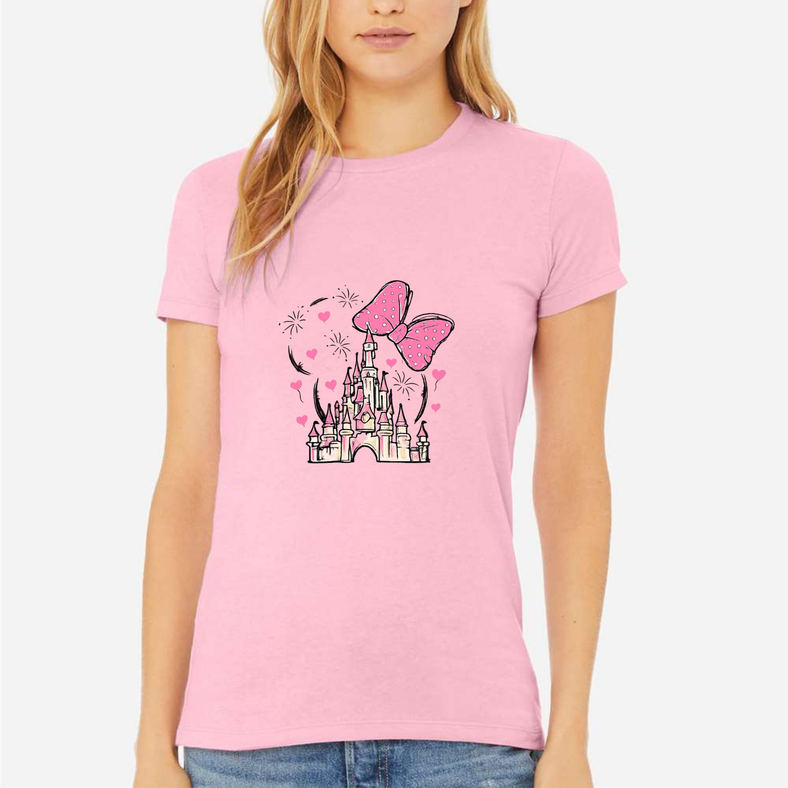 Magical Women's Ultra-Premium Triblend T-Shirt - Pink front mockup