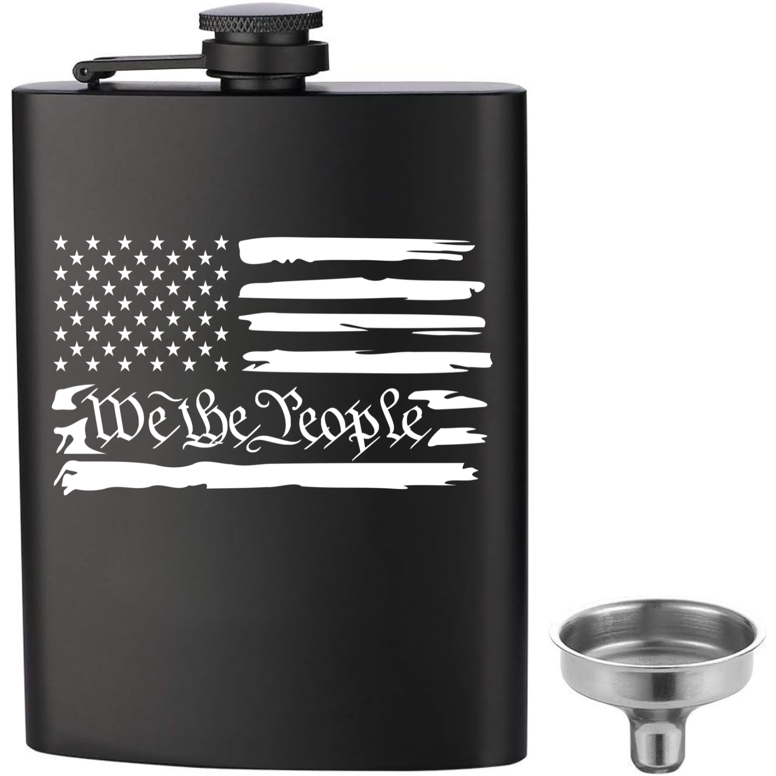 We The People Flask - Black