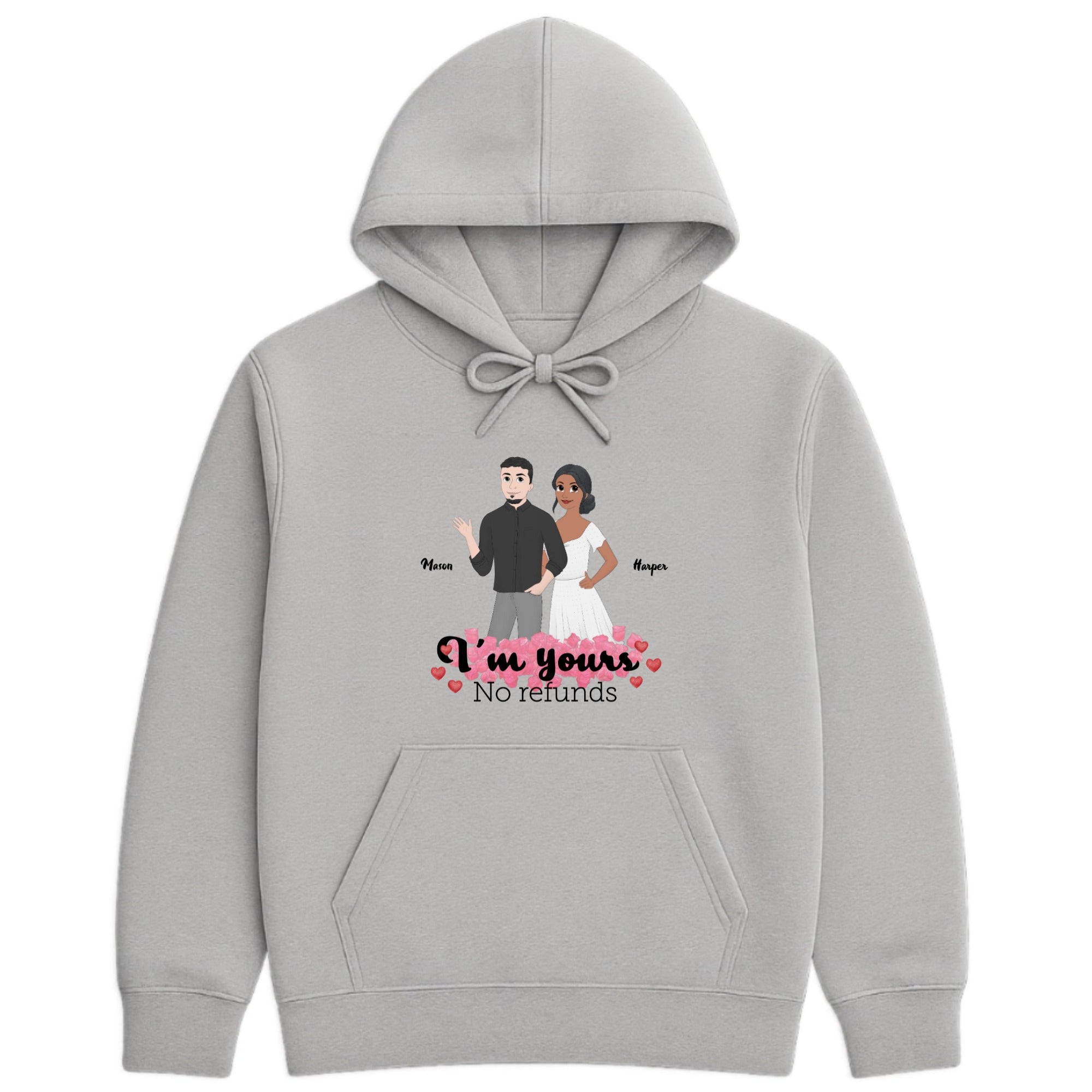 I'm yours, no refunds Hoodie hero product mockup