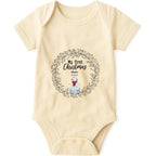 My first Christmas Baby Onesie hero product mockup
