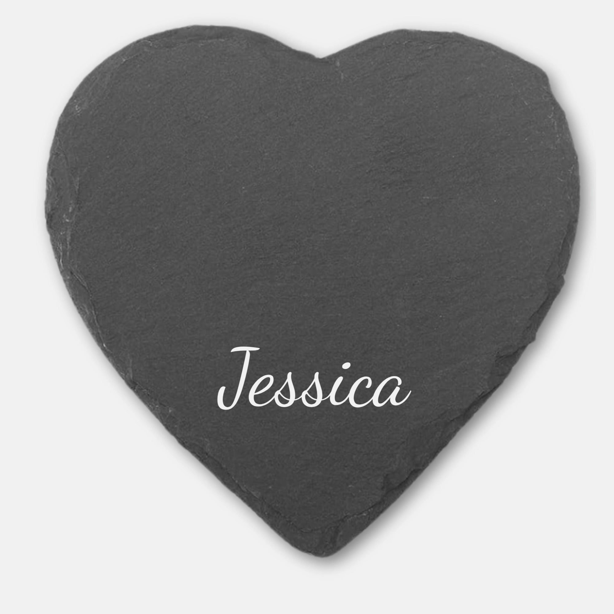 Heart Slate Coasters (Name)