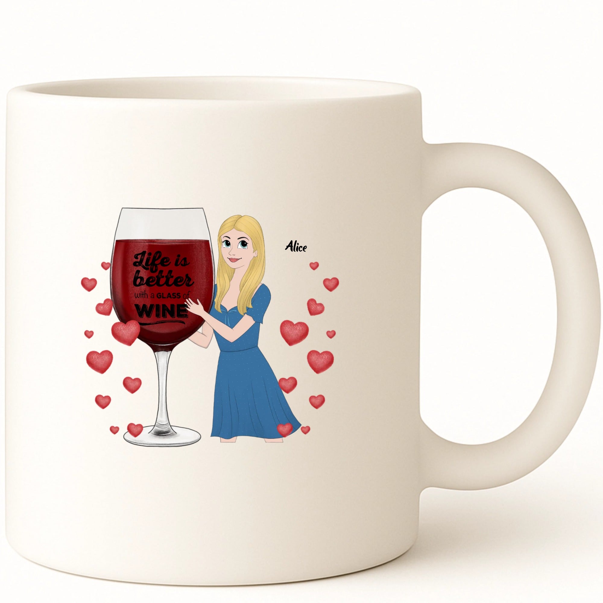 I'm my own valentine Coffee Mug hero product mockup