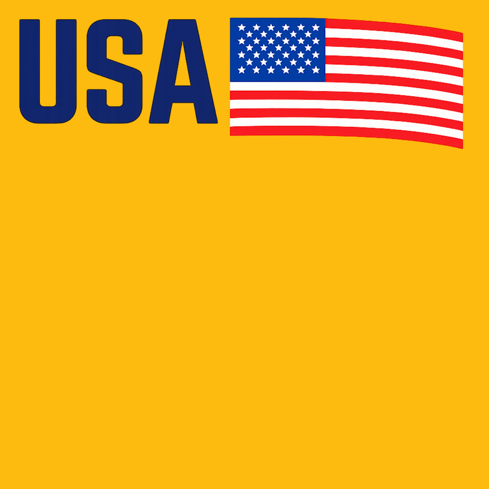 USA Hoodie - Yellow design preview
