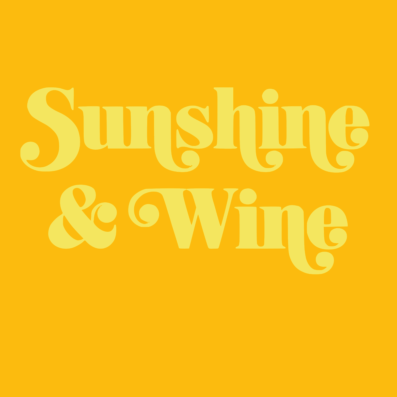 Sunshine & Wine Hoodie - Yellow design preview