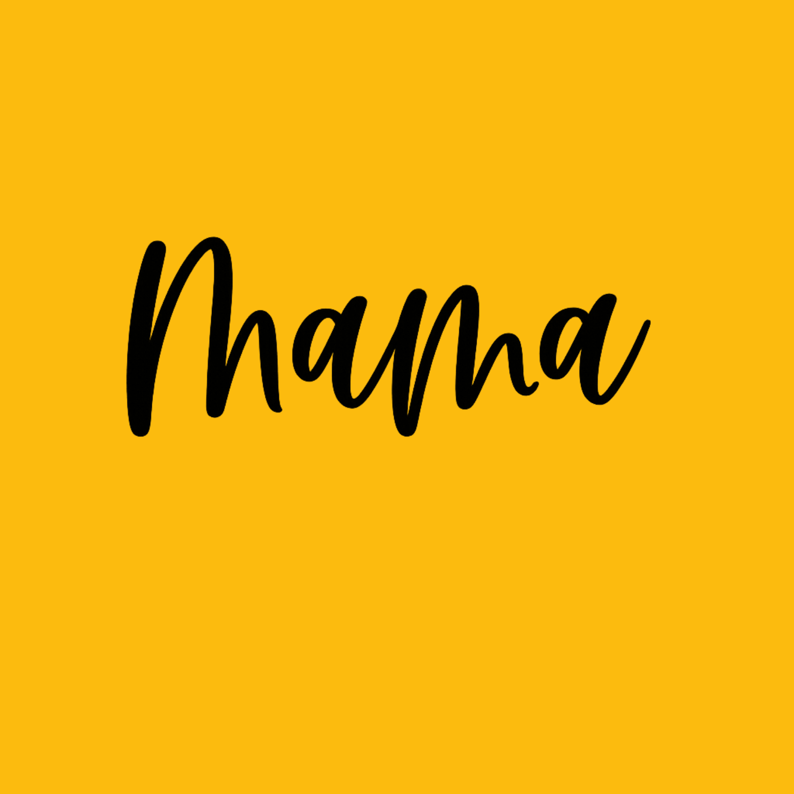 MAMA Hoodie - Yellow design preview