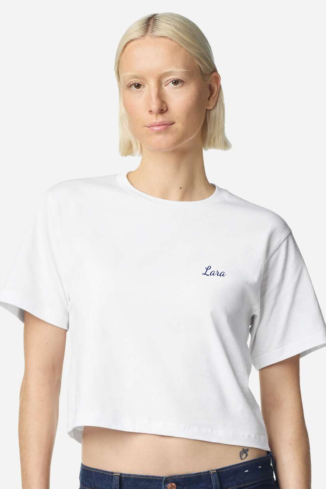 Women's Boxy Tee (Name)