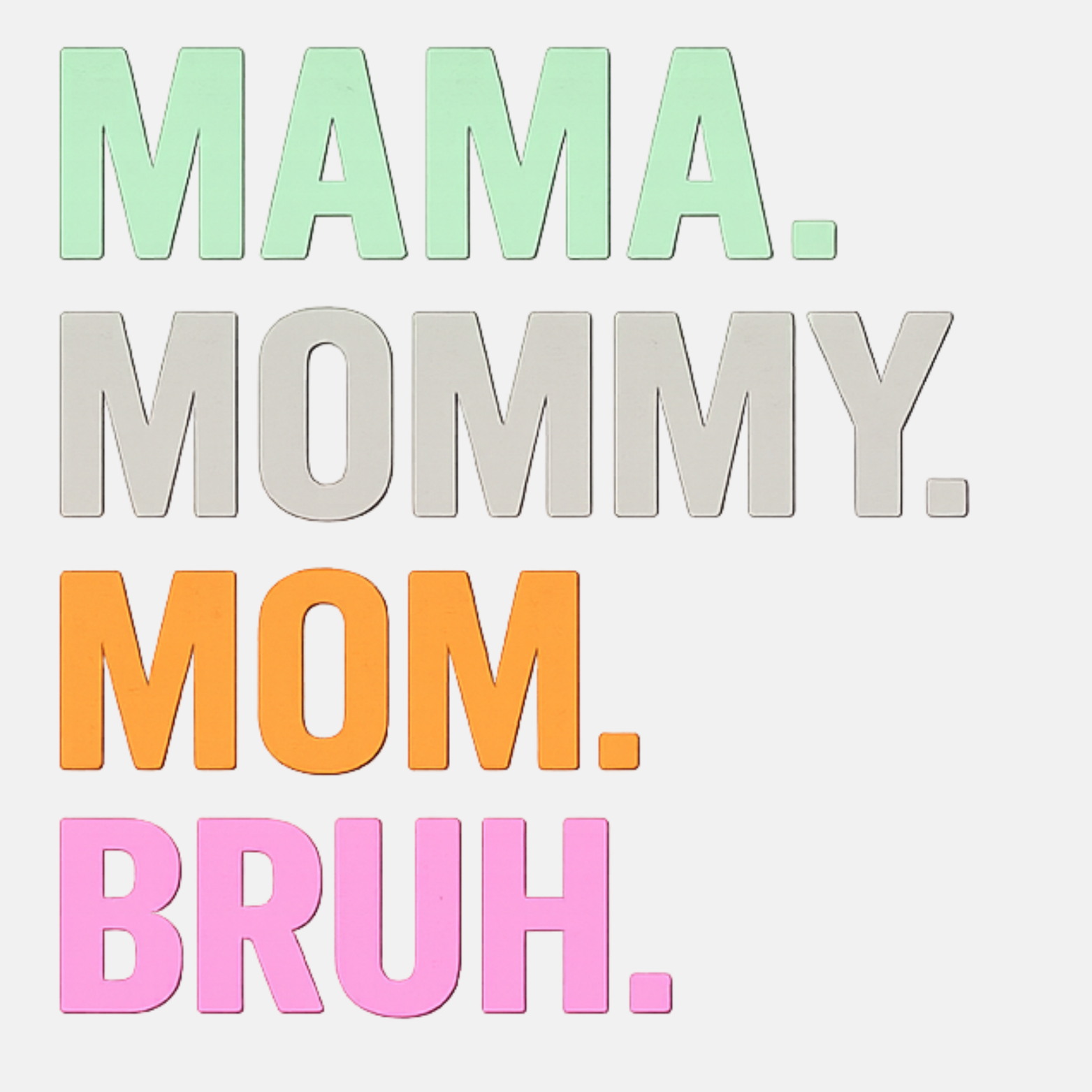 Mom Bruh Women's Ultra-Premium Triblend T-Shirt - Natural design preview
