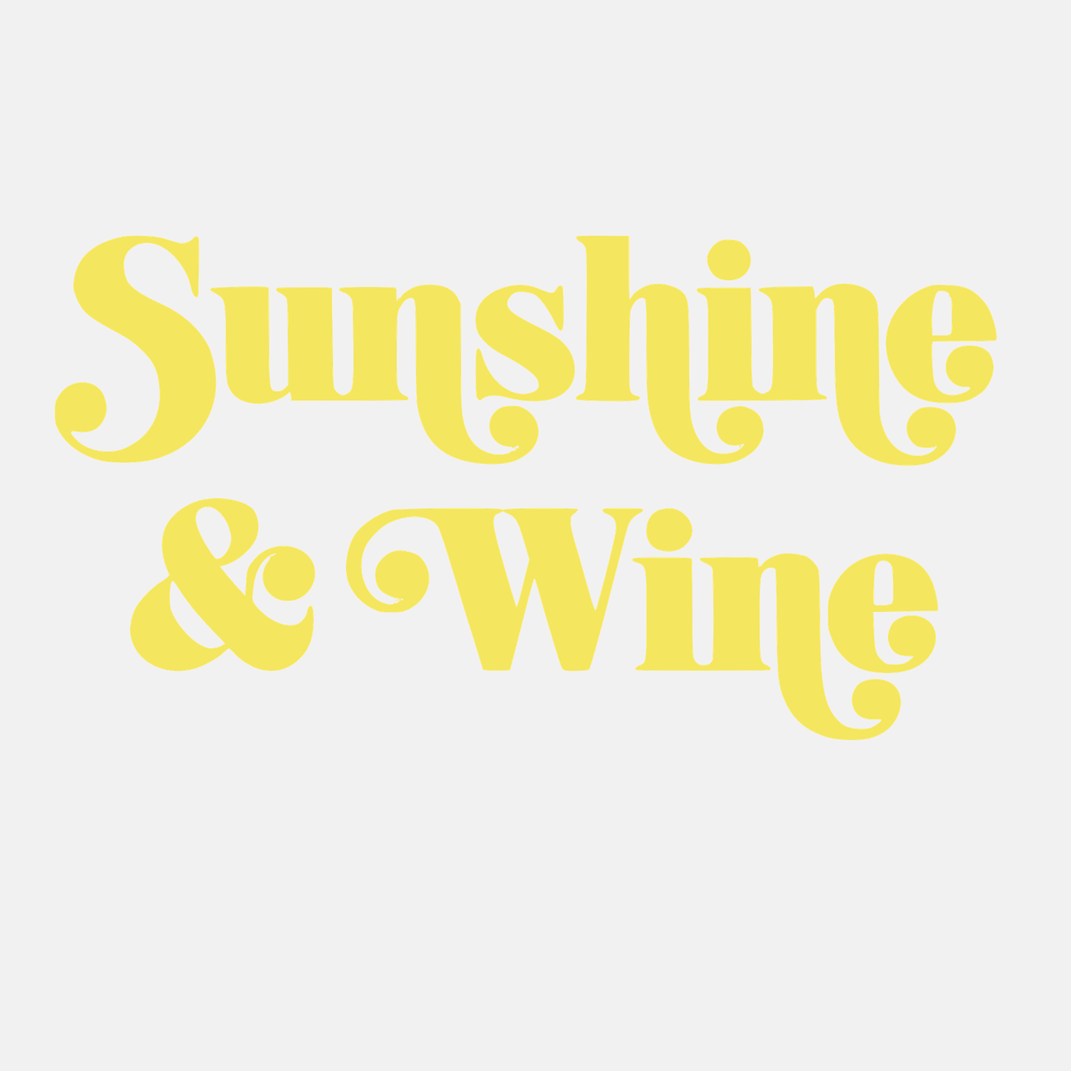 Sunshine & Wine Women's Ultra-Premium Triblend T-Shirt - Natural design preview