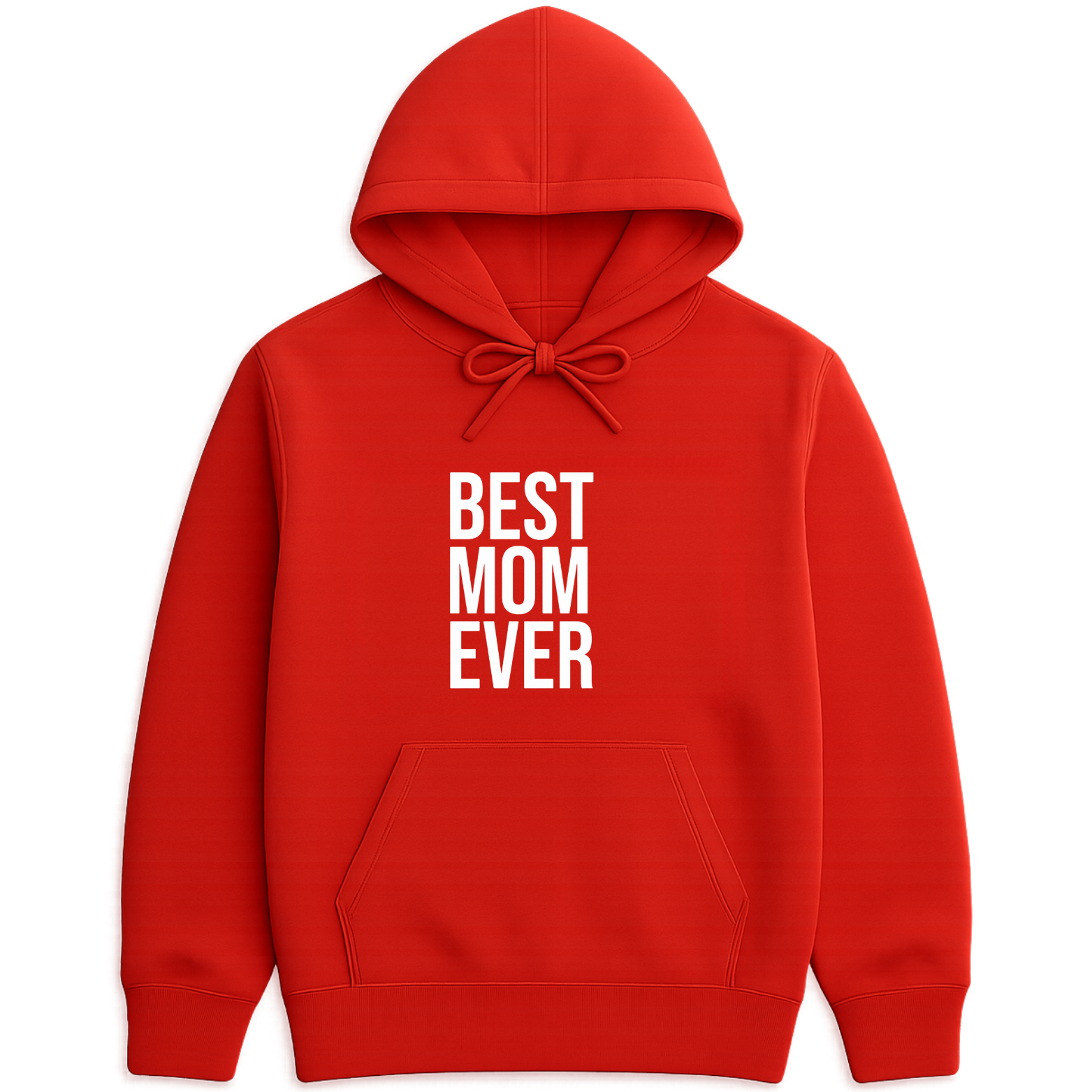 Best Mom Ever Hoodie - Red mockup