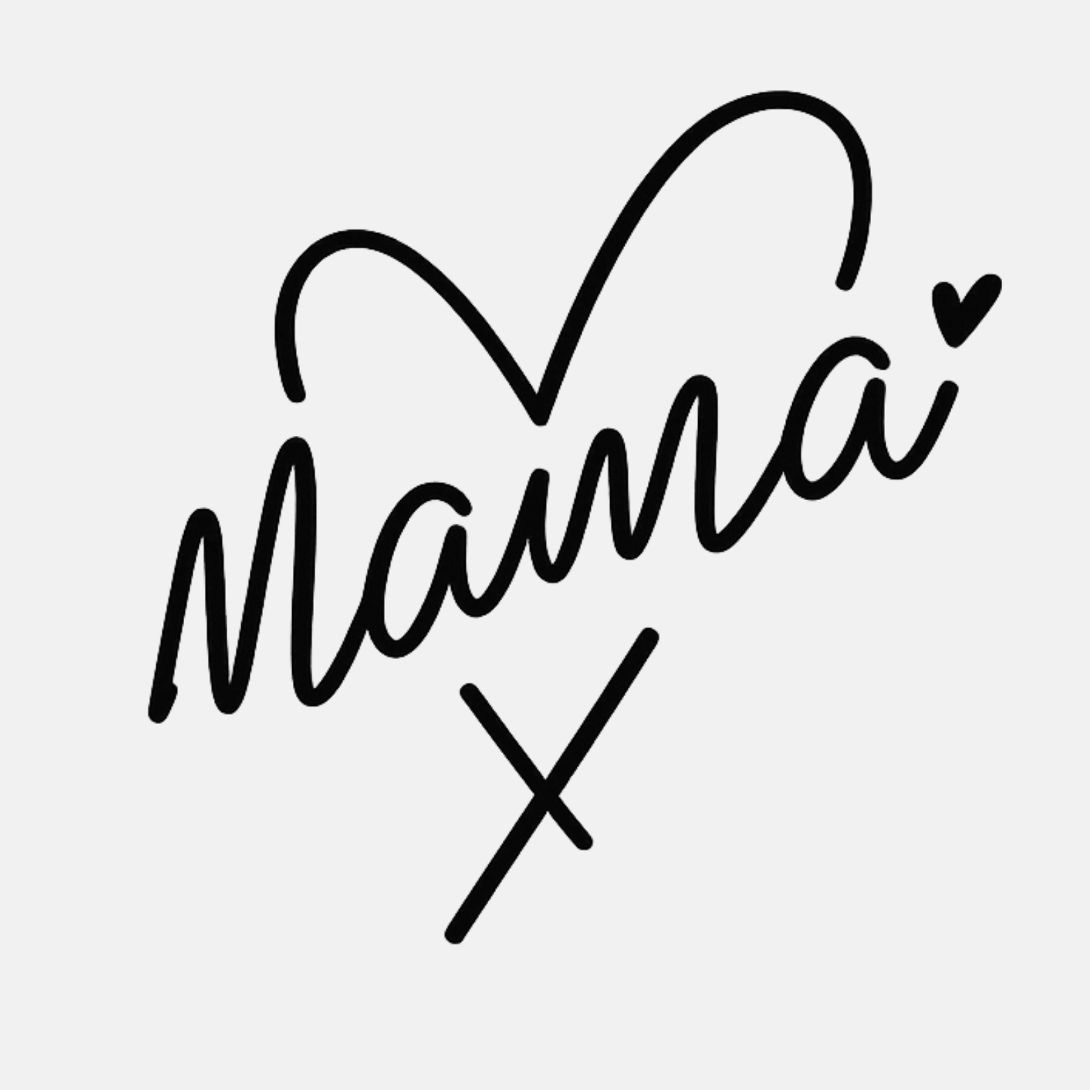 Mama Heart Women's Ultra-Premium Triblend T-Shirt - Natural design preview
